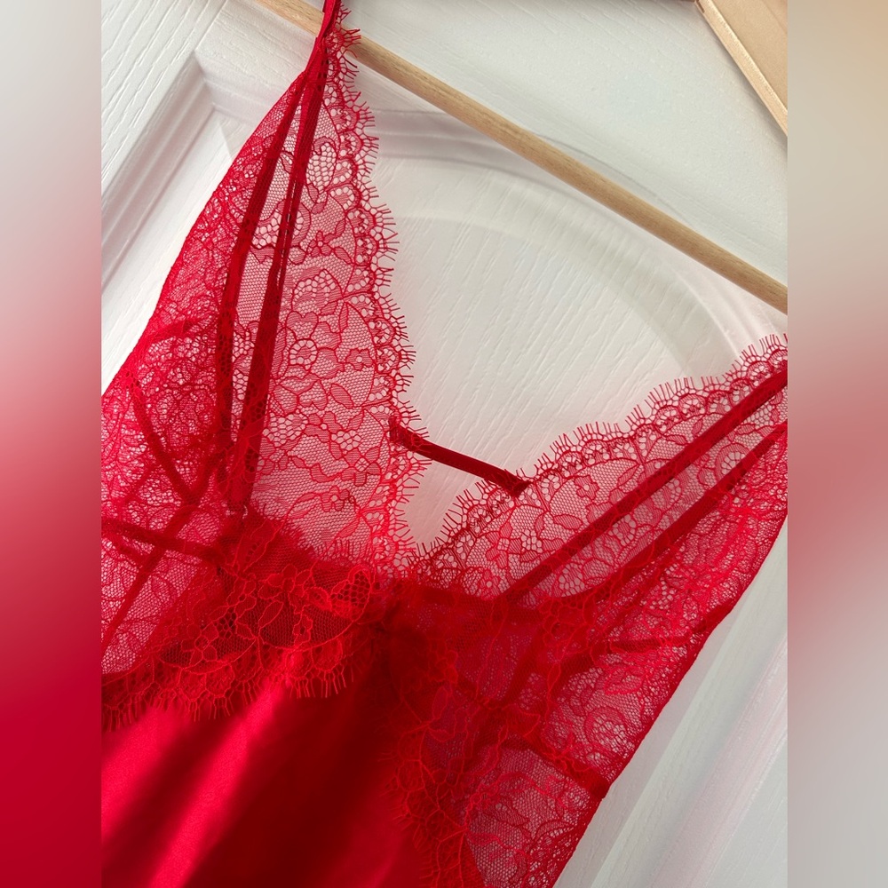 Victoria’s Secret Lace Plunge Slip - Picture 6 of 9